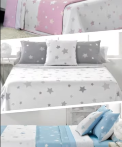 Colcha verano infantil estrellas todas las medidas (elige tu color)