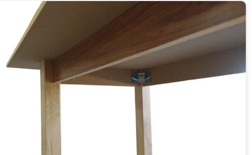 MESA CAMILLA RECTANGULAR CON TARIMA DE PINO Y DM 70X120 - Imagen 2