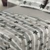 COLCHA VERANO ESTRELLAS REVERSIBLE LISO