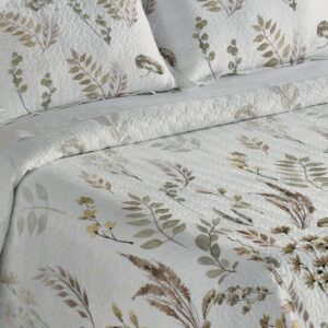 COLCHA BOUTI FLORAL REVERSIBLE CAMA 90