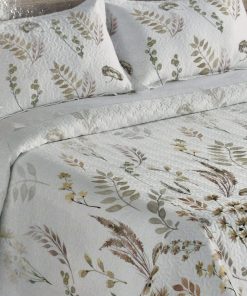 COLCHA BOUTI FLORAL REVERSIBLE CAMA 90