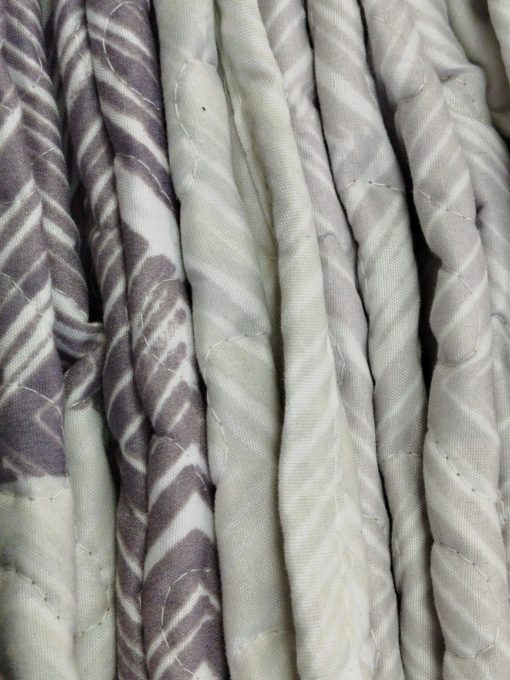 COLCHA BOUTI CAMA 150 GRIS Y BERENJENA REVERSIBLE - Imagen 2
