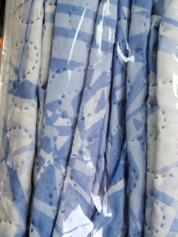 COLCHA BOUTI CAMA 180 ENREDO BLANCOS Y AZUL - Imagen 2
