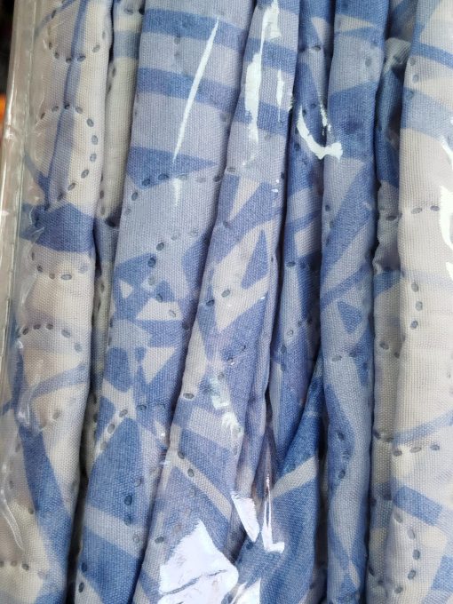 COLCHA BOUTI CAMA 180 ENREDO BLANCOS Y AZUL - Imagen 2