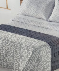 COLCHA BOUTI CAMA 180 GRIS