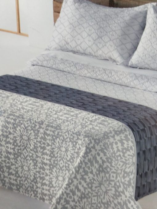 COLCHA BOUTI CAMA 180 GRIS