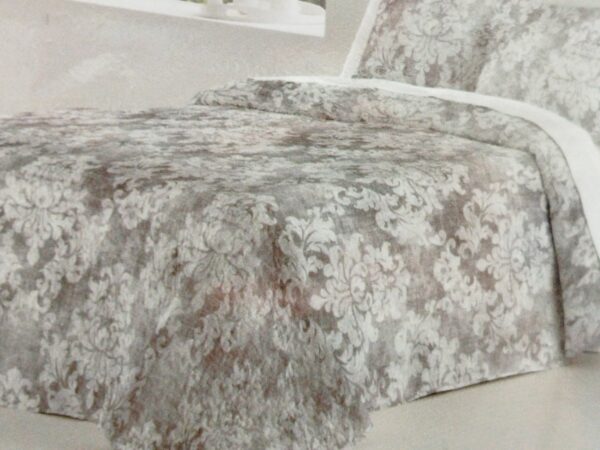 COLCHA BOUTI REVERSIBLE GRIS CAMA 150 - Imagen 2