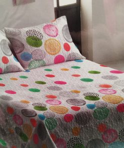 COLCHA BOUTI CAMA 135 CÍRUCLOS COLORES