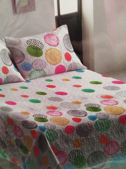 COLCHA BOUTI CAMA 135 CÍRUCLOS COLORES