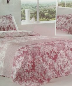 COLCHA BOUTI CAMA 180 MALVA REVERSIBLE