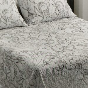 COLCHA BOUTI CAMA 90 BLANCO Y NEGRO