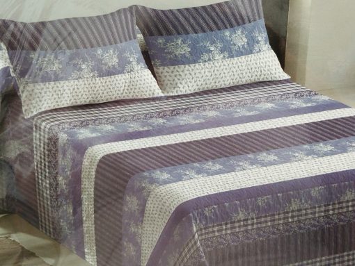 COLCHA BOUTI CAMA 105 AZUL BLANCO