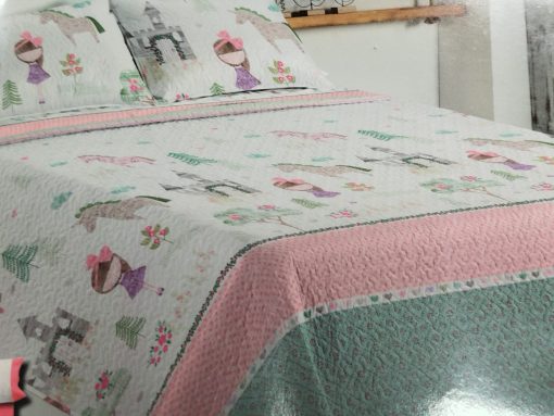 COLCHA BOUTI INFANTIL MUÑECA REVERSIBLE