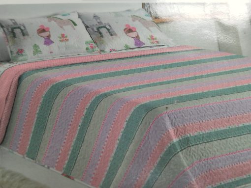 COLCHA BOUTI INFANTIL MUÑECA REVERSIBLE - Imagen 2