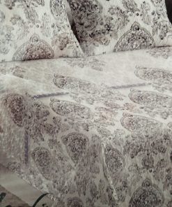 COLCHA BOUTI CAMA 150 GRIS/AZUL