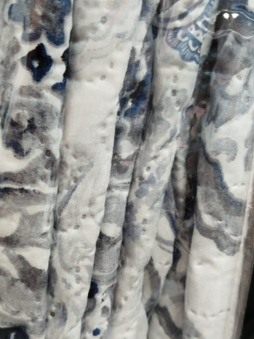 COLCHA BOUTI CAMA 150 GRIS/AZUL - Imagen 2