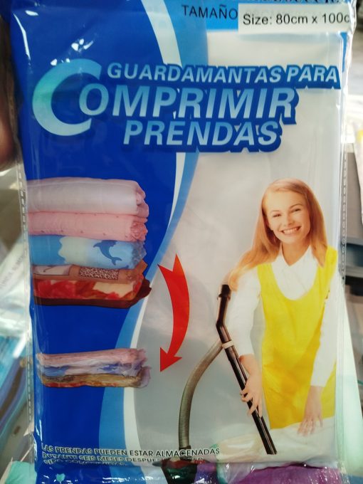 Bolsa al vacío para edredón, camilla 80x100