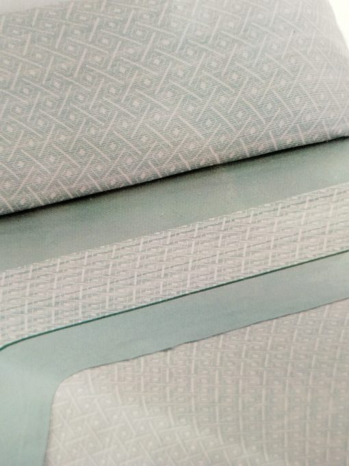 Sábanas cama 90 rombo verde
