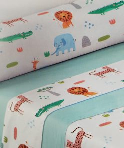 Sábanas infantiles selva cama 90