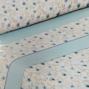 Sábanas cama 90 floral azul