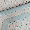 Sábanas cama 90 floral azul