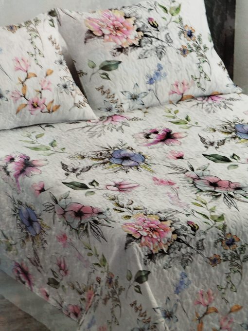 Colcha bouti cama 105 floral