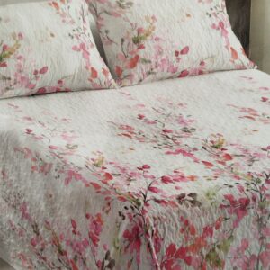 Colcha bouti cama 105 floral 3018