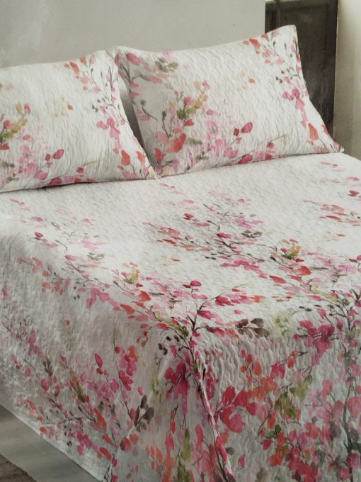 Colcha bouti cama 105 floral 3018