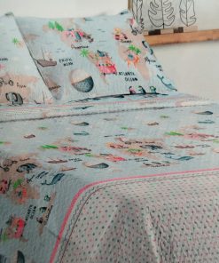 Colcha bouti infantil cama 105 mundo