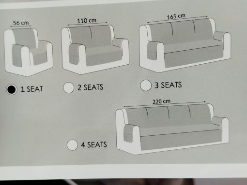 Funda de Sofá Reversible - Protege y Renueva tu Sofá con Estilo con bolsillos a los lados - Imagen 2