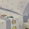 SÁBANA INFANTIL MINI TORTUGA NINJA AZUL CAMA 90