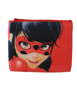 COLCHA BOUTI REVERSIBLE LADYBAG CAT NOIR 90-105
