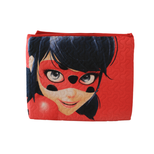 COLCHA BOUTI REVERSIBLE LADYBAG CAT NOIR 90-105