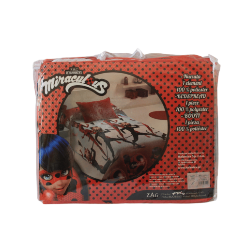 COLCHA BOUTI REVERSIBLE LADYBAG CAT NOIR 90-105 - Imagen 2