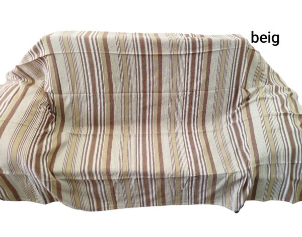 Colcha Multiusos de Rayas – Ideal para Cama y Sofá - Imagen 8