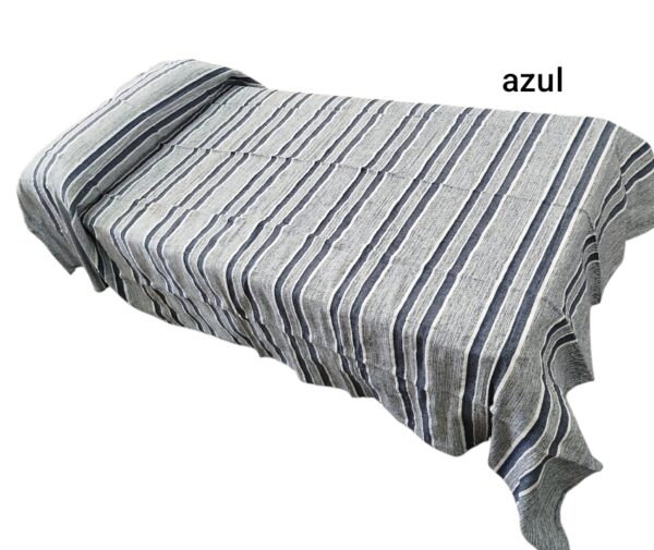 Colcha Multiusos de Rayas – Ideal para Cama y Sofá - Imagen 7