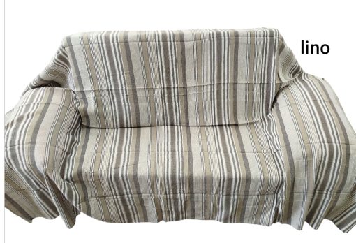 Colcha Multiusos de Rayas – Ideal para Cama y Sofá - Imagen 4