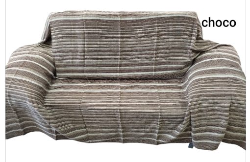 Colcha Multiusos de Rayas – Ideal para Cama y Sofá - Imagen 3