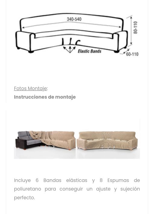 Funda para Sofá Rinconera Glamour – Protección y Estilo en un Solo Paso - Imagen 5