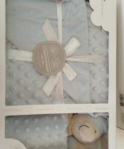 Mantita con doudou azul