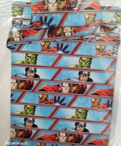 Juego de sábanas coralina infantil Avengers los Vengadores cama 90 -105