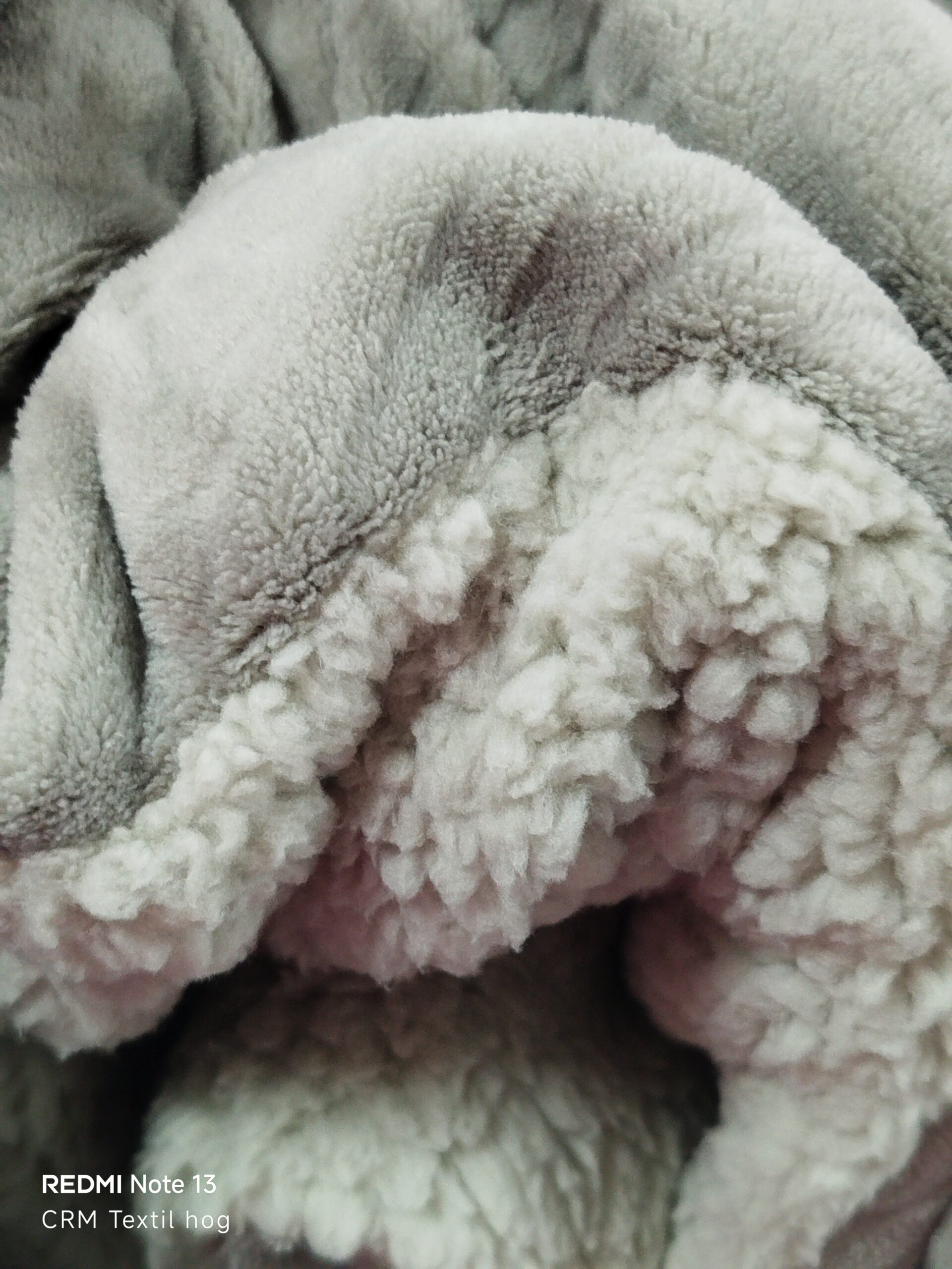 Edredón sherpa cama 135 gris oferta - Imagen 2