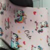 Manta con borrego infantil 125x155