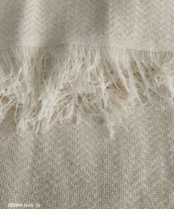 Jarapa pie de cama beig blanco roto (elige medida 180x260 /230x260)