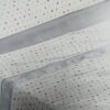 Juego de sábanas coralina cama 150 cm – Modelo 763 Gris (línea Dorvel – Burrito Blanco)