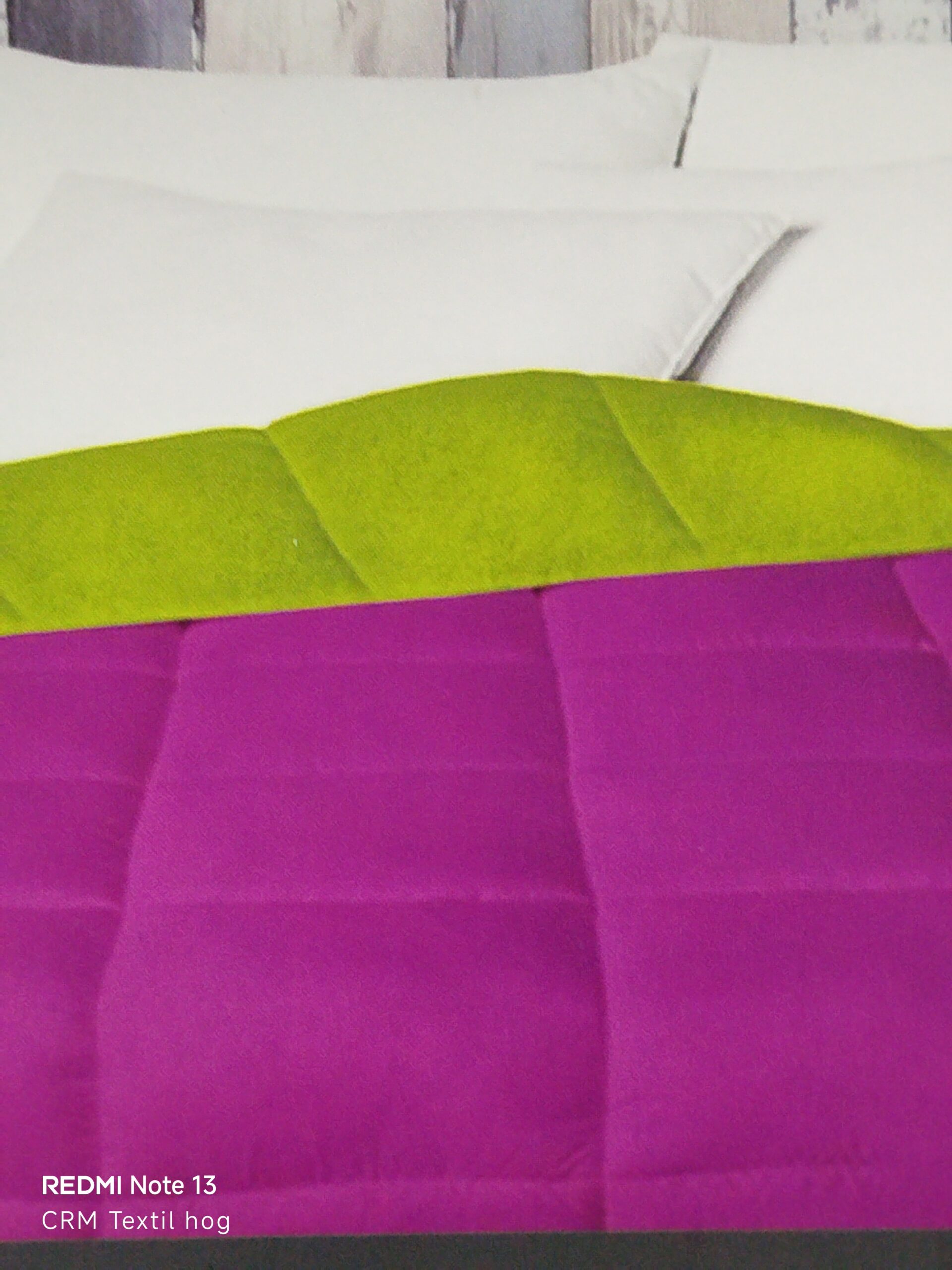 Nórdico liso reversible fucsia pistacho cama 135-150 (240x220)