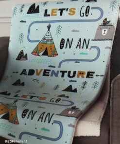 Manta con borrego infantil 125x155 tippy