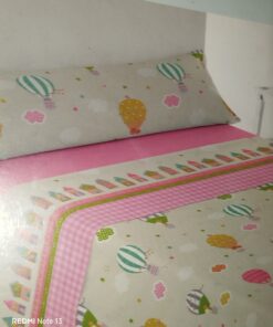 Juego sábanas coralina infantil CIUDAD  cama  105