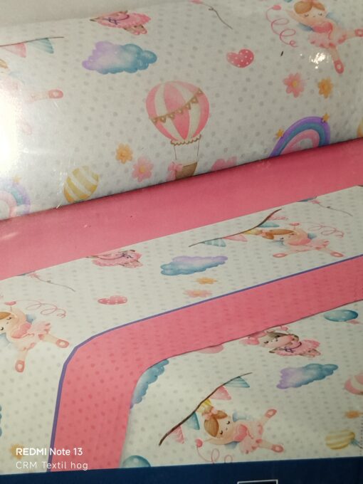 Juego sábanas coralina infantil Bailarinas y Unicornios  cama 90 y 105
