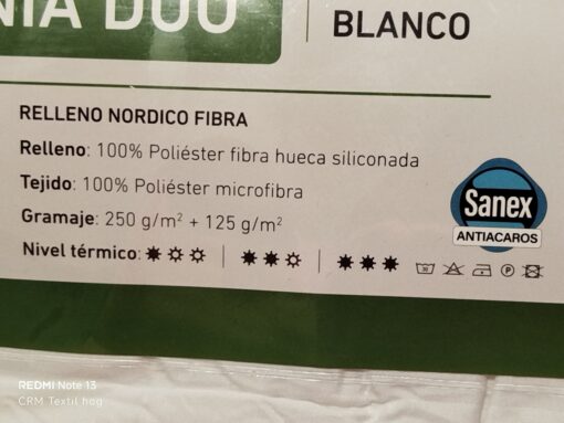 NÓRDICO DÚO (set de dos nórdicos con diferentes gramajes) - Imagen 3